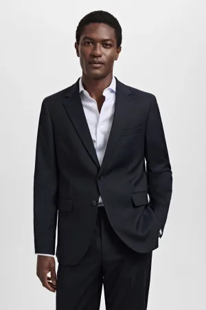 Mango Man colbert donkerblauw