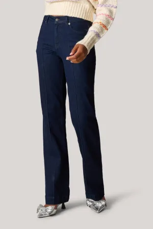 Shoeby flared fit jeans dark blue denim