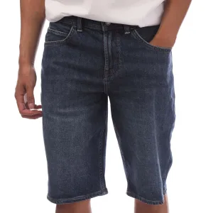 Timberland Heren Denim Leren Patch Shorts (Blauw)