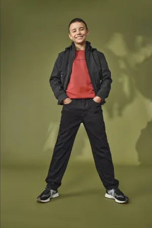 ONLY & SONS JUNIOR softshell jas zwart