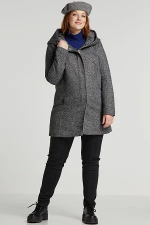 ONLY CARMAKOMA coat CARSEDONA MARIE grijs