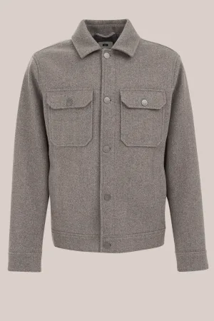 WE Fashion – Heren jack – Regular fit – Grijs –