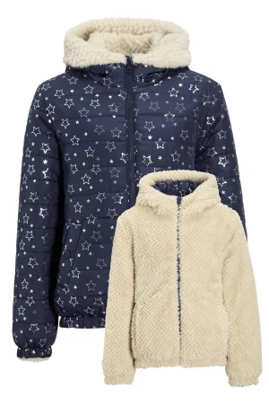 anytime reversible jas textured bont sterrenprint