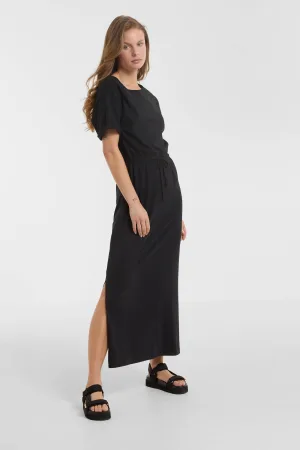anytime maxi jurk zwart
