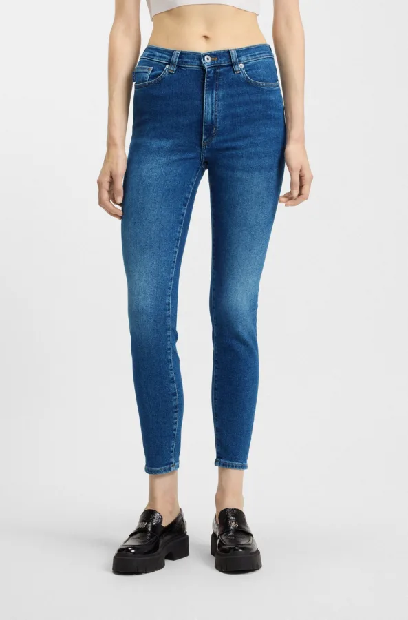 HUGO Blue Skinny fit jeans Malu Skinny fit met gemiddelde taillehoogte
