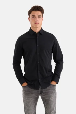 Shoeby regular fit overhemd zwart