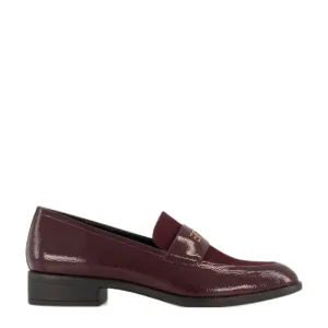 ESPRIT lak loafers bordeaux