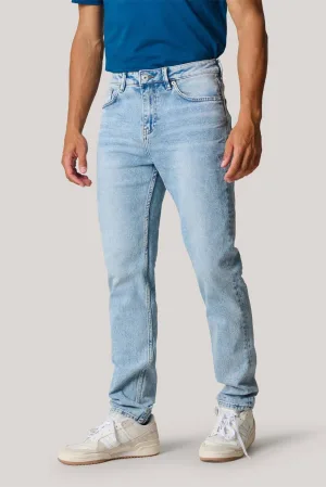 Shoeby tapered fit L32 jeans lichtblauw