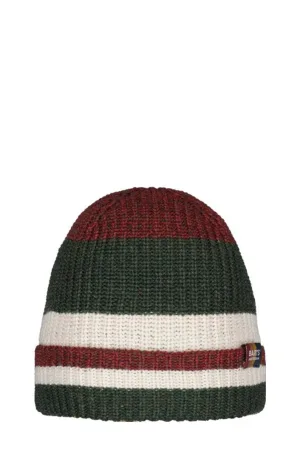 Barts muts groen/wit/donkerrood