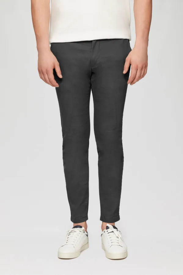 s.Oliver slim fit chino antraciet