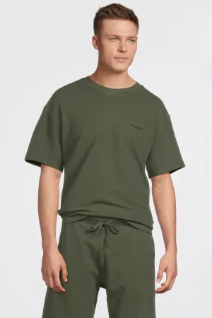 Cars T-shirt met short van badstof olijfgroen – (set van 2)