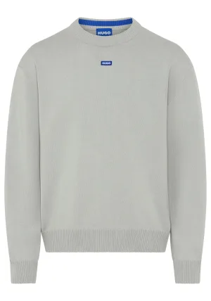 HUGO Blue Trui met ronde hals San Casey