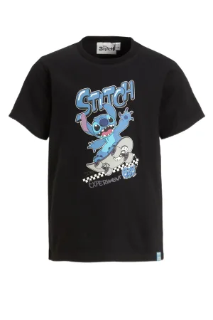anytime T-shirt Stitch license zwart