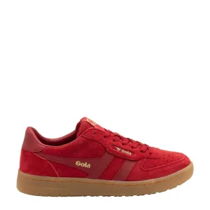 Gola Hawk ’86 suède sneakers rood