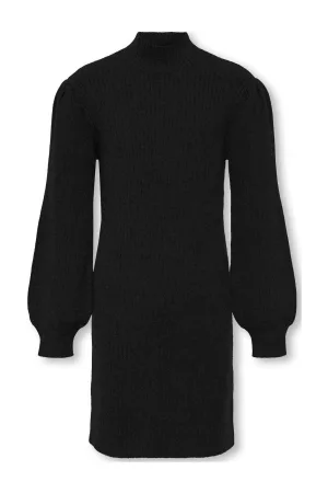 KIDS ONLY GIRL gebreide jurk KOGKATIA zwart