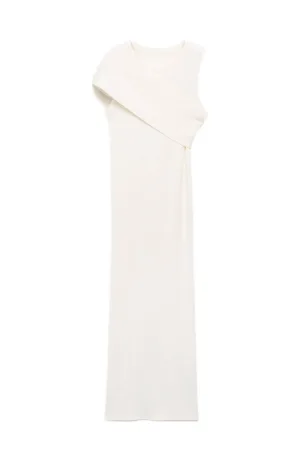 Mango bodycon jurk wit