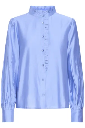 Ichi Blouse Karlani Blauw dames
