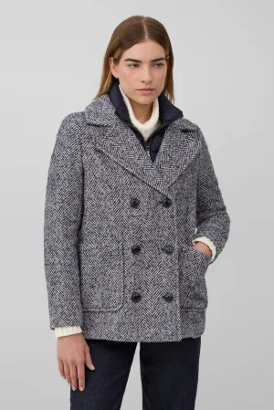 s.Oliver winterjas donkerblauw