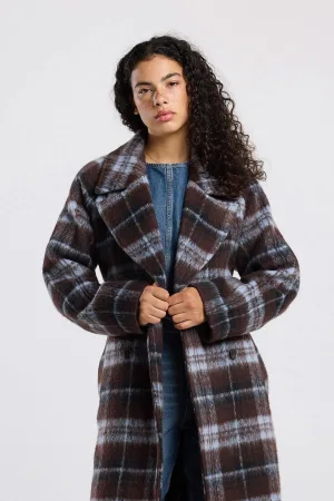 America Today wollen manteljas bruin