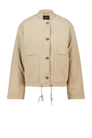 America Today gewatteerde jas beige