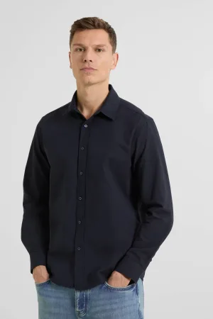 anytime oxford overhemd marineblauw