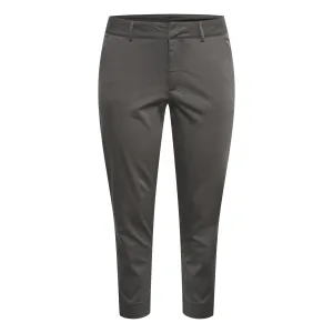 Damesbroek 7/8 chino KAFFE Curve Leana