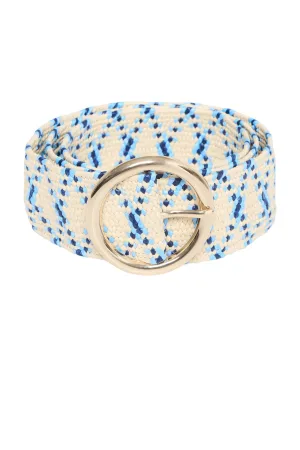 ICHI riem IANAOMI ecru/blauw