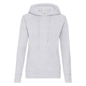 Fruit of the Loom Dames/Dames Heather Classic Hoodie (Heide Grijs)