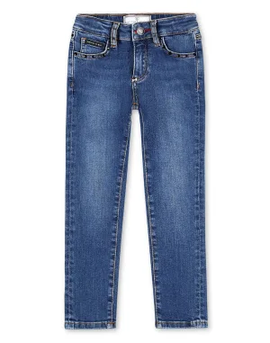 Denim Trousers Slim Fit Hexagon