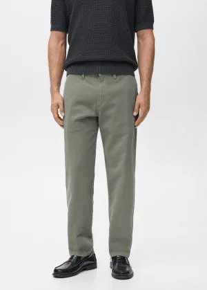 Mango Man regular fit jeans middengroen