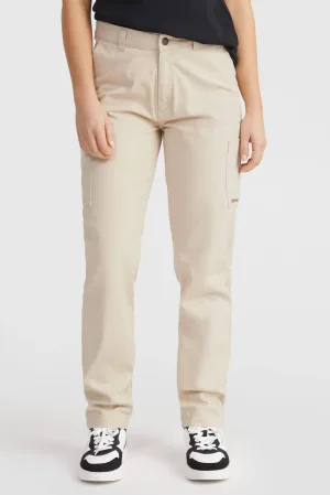 O’Neill high waist loose fit broek ecru