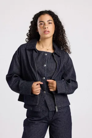 America Today denim spijkerjas dark blue denim