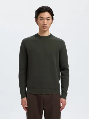 SELECTED HOMME Trui met ronde hals SLHDANE LS KNIT STRUCTURE CREW NECK NOOS