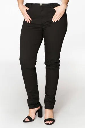YOEK skinny jeans zwart