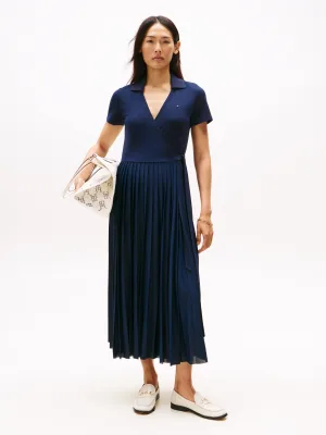 Tommy Hilfiger Wikkeljurk 1985 PLEATED WRAP POLO DRS