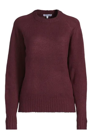 anytime gebreide trui donkerpaars