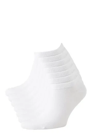 anytime sneakersokken – set van 7 wit