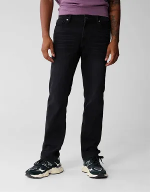 Shoeby straight leg jeans donkergrijs