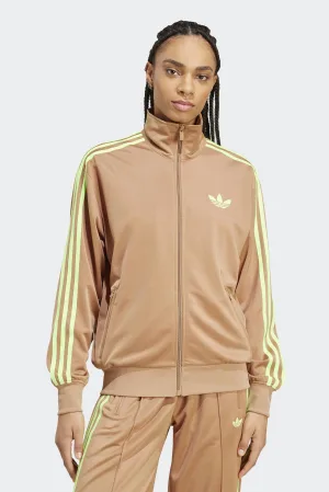 adidas Originals trainingsjack Firebird bruin/geel