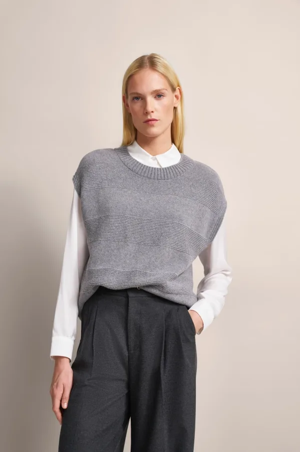 Bugatti Damen Trui van wolmix met kasjmier