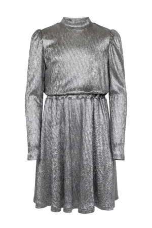 AI&KO korte jurk zilver