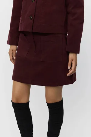 Sofie Schnoor spijkerrok donkerrood