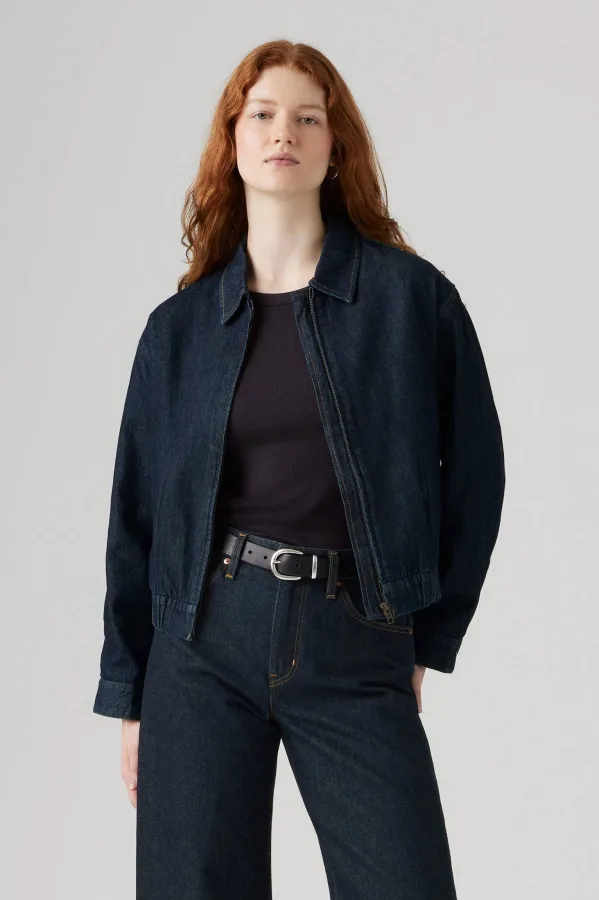 Levi’s denim spijkerjas dark blue denim