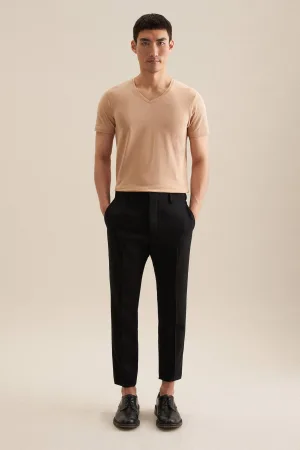 Seidensticker slim T-shirt lichtbruin