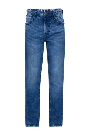 Retour Jeans straight leg jeans light blue denim