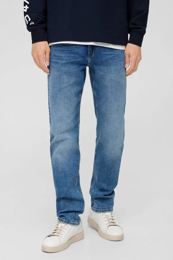 s.Oliver modern slim fit jeans Nelio blauw