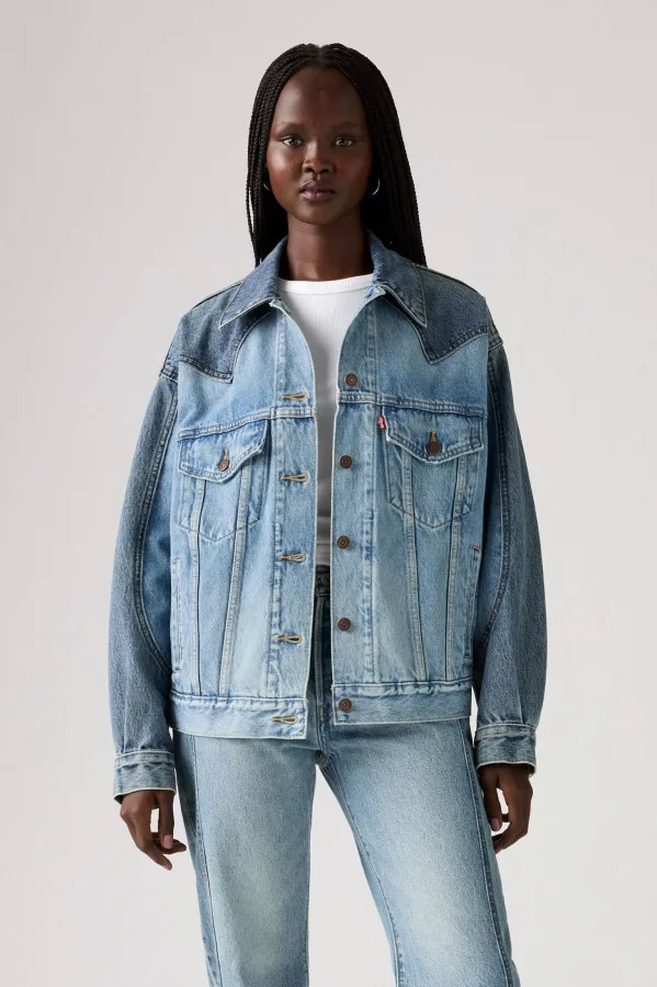 Levi’s denim spijkerjas blauw