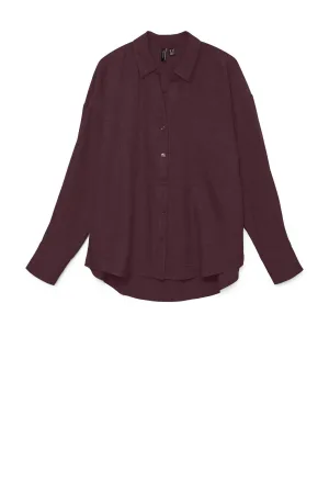 VERO MODA blouse donkerpaars