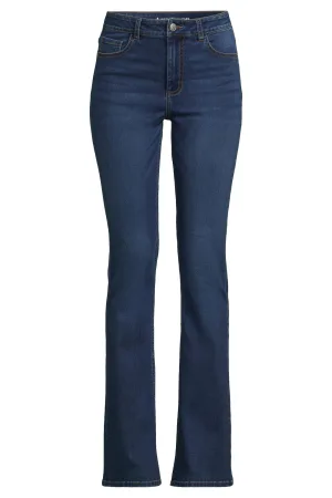anytime high waist flared jeans donkerblauw