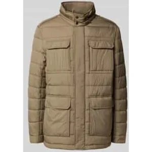 Bugatti Gewatteerd jack met opstaande kraag en klepzakken